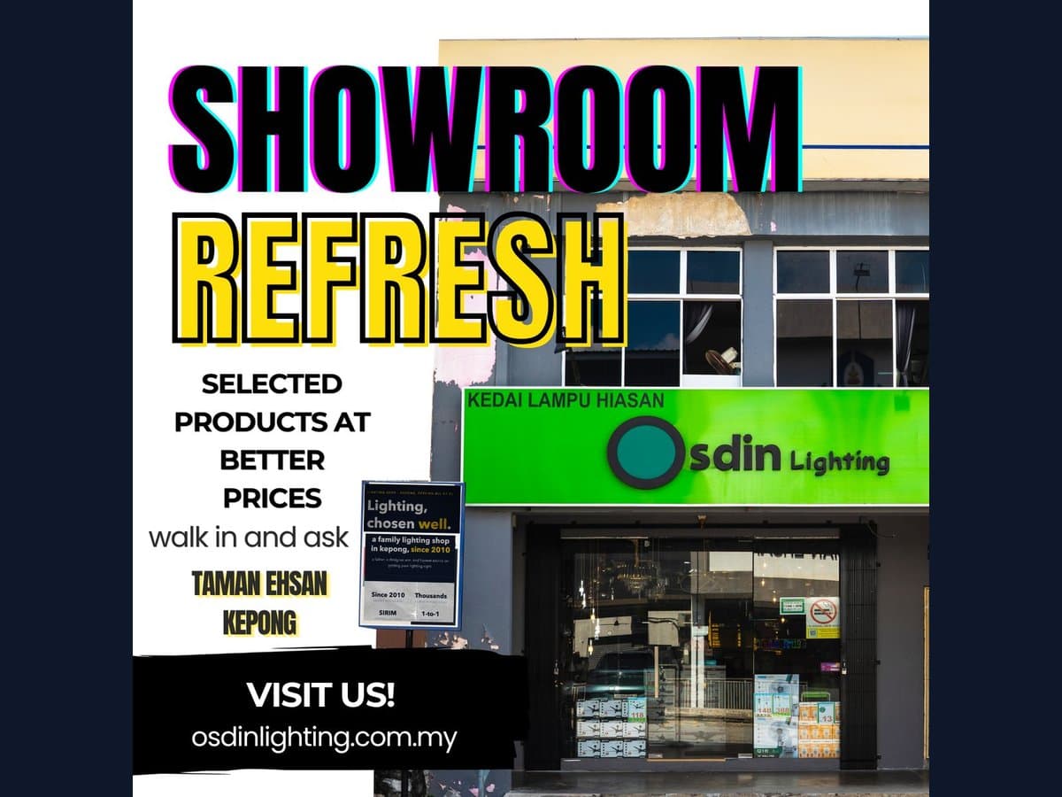 Showroom Refresh: Selected products at better prices